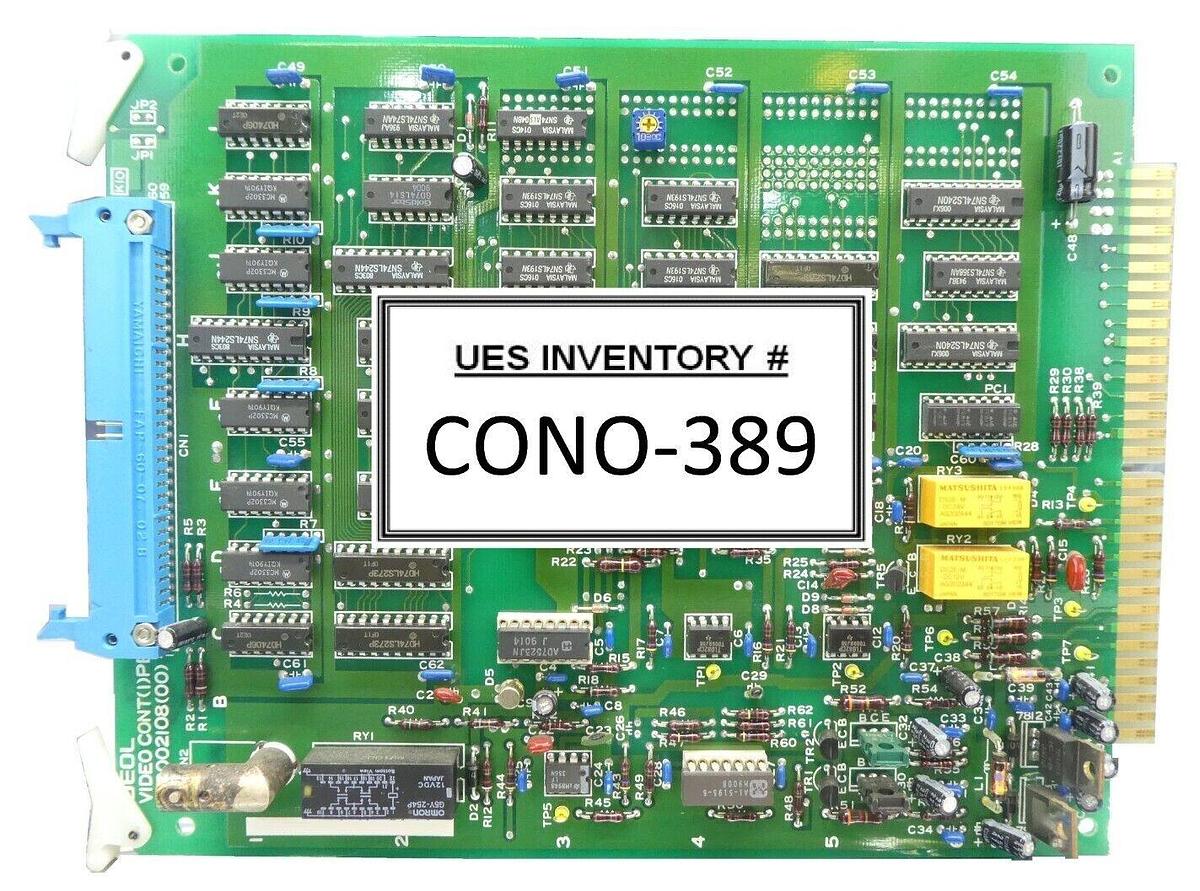 Used JEOL AP002108(00) Video Control PCB Card VIDEO CONT(1)PB JSM-6400F SEM Working