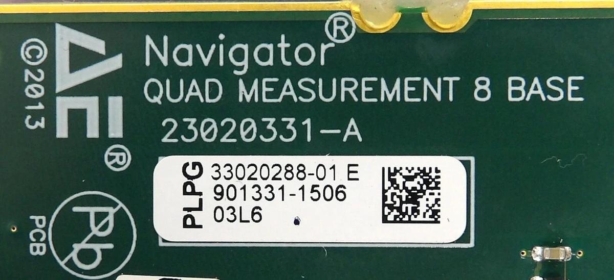 Used AE Advanced Energy 33020288-01 Navigator Quad Measurement 8 Base PCB Working