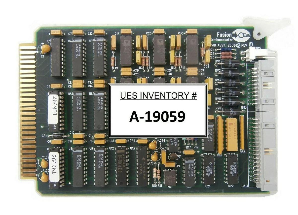 Used Fusion Semiconductor 265842 Lamp Power Supply Interface PCB Card Working Surplus