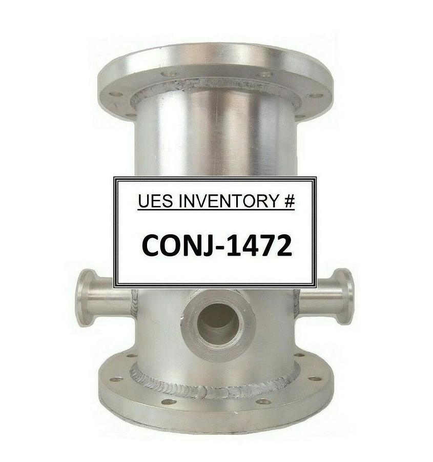 Used Novellus Systems 16-00037-02 3-Port NW25 Vacuum Nipple Fitting Cleaned Surplus