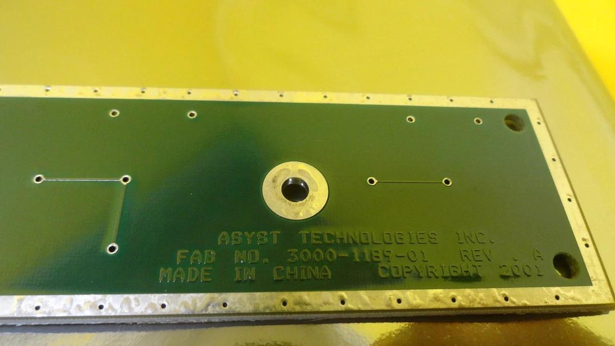 Used Asyst Technologies 3200-1189-01 LED Interface Board PCB Working Surplus