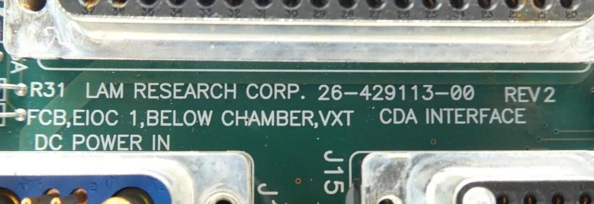 Used Novellus Systems 26-370857-00 Below Chamber Interlock PCB Assembly 26-429113-00