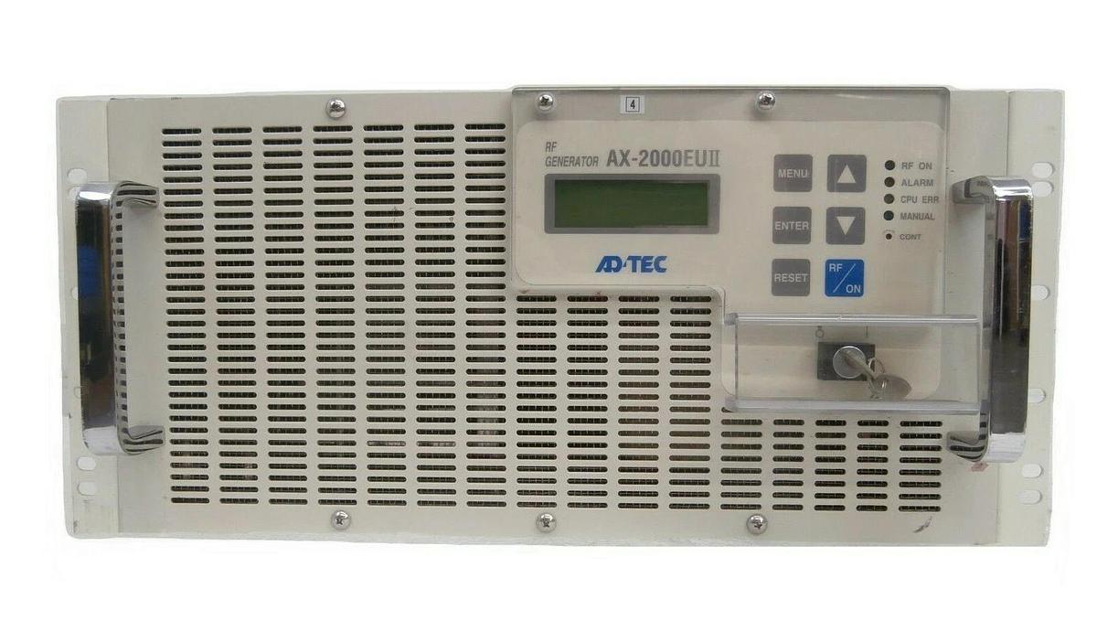 Used ADTEC Plasma Technology AX-2000EUII-N 13.56MHz RF Generator Tested Working