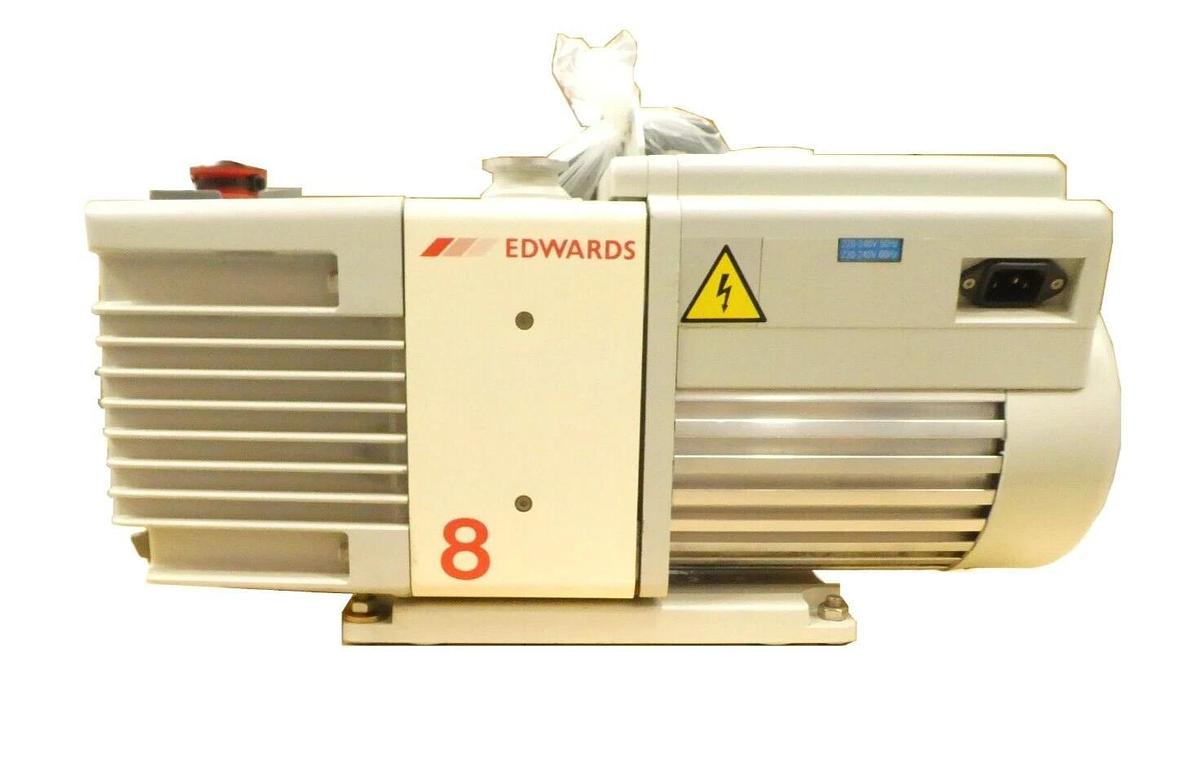 Refurbished RV8 Edwards A65401903XS Rotary Vane Pump Copper Exposed Manufacturer Refurbished