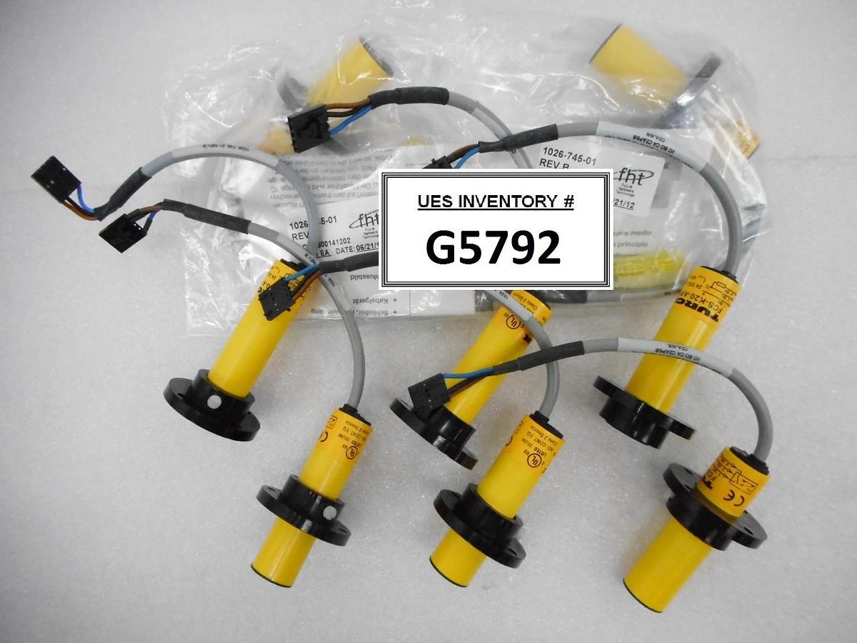 Used Turck FCS-K20-APX8 Air Flow Monitor ASM 1026-745-01 Lot of 8 Used
