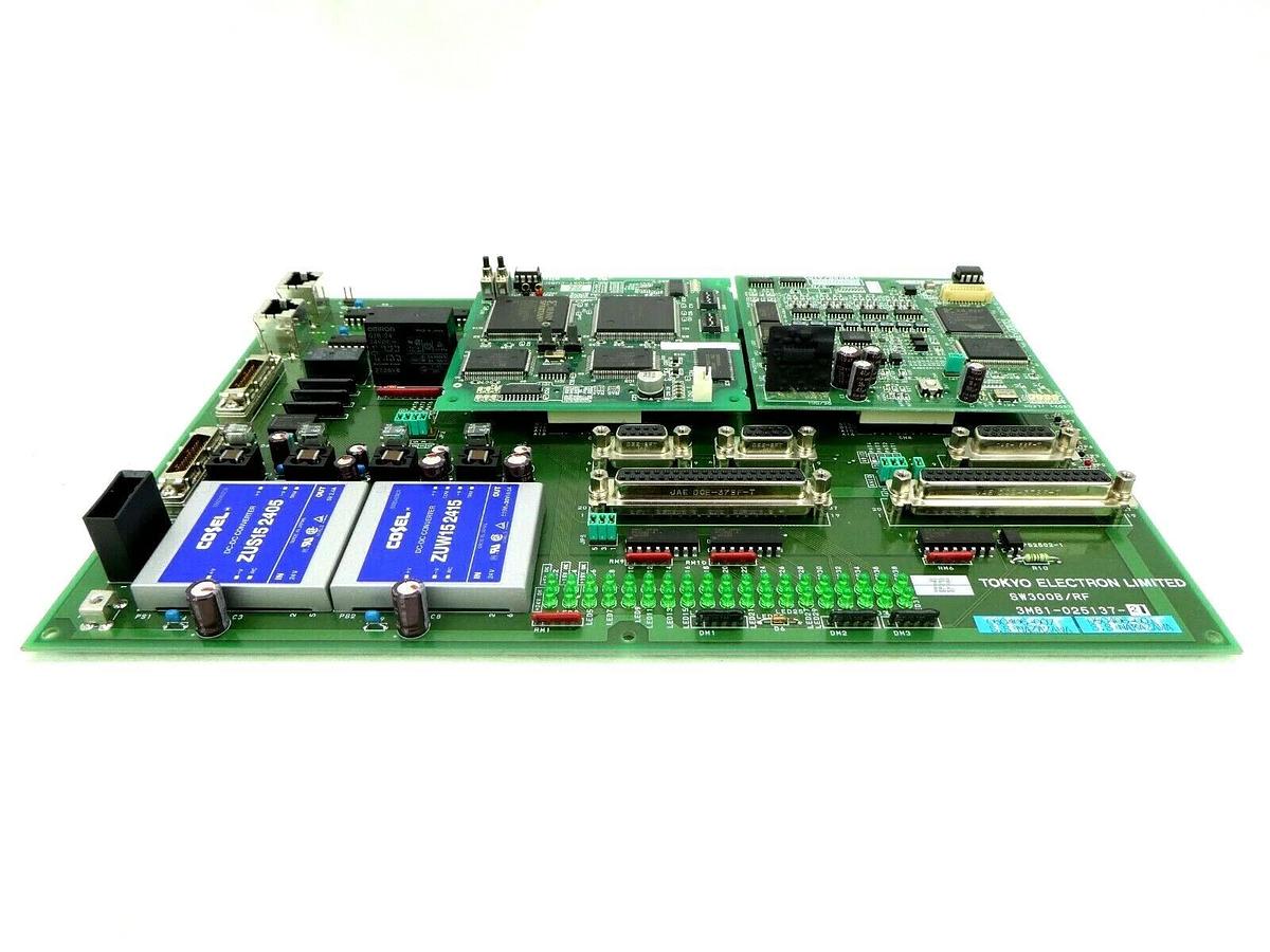 Used TEL Tokyo Electron 3M81-025137-21 RF Board PCB SW300B/RF Trias System Working