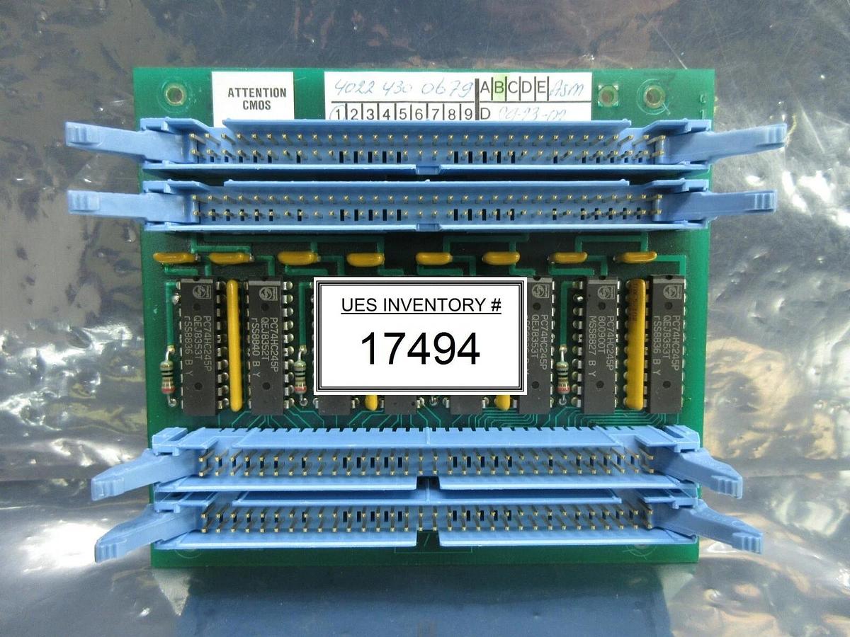 Used ASML 4022.430.0679 Backplane Board PCB PAS 5000/2500 Wafer Stepper Used Working