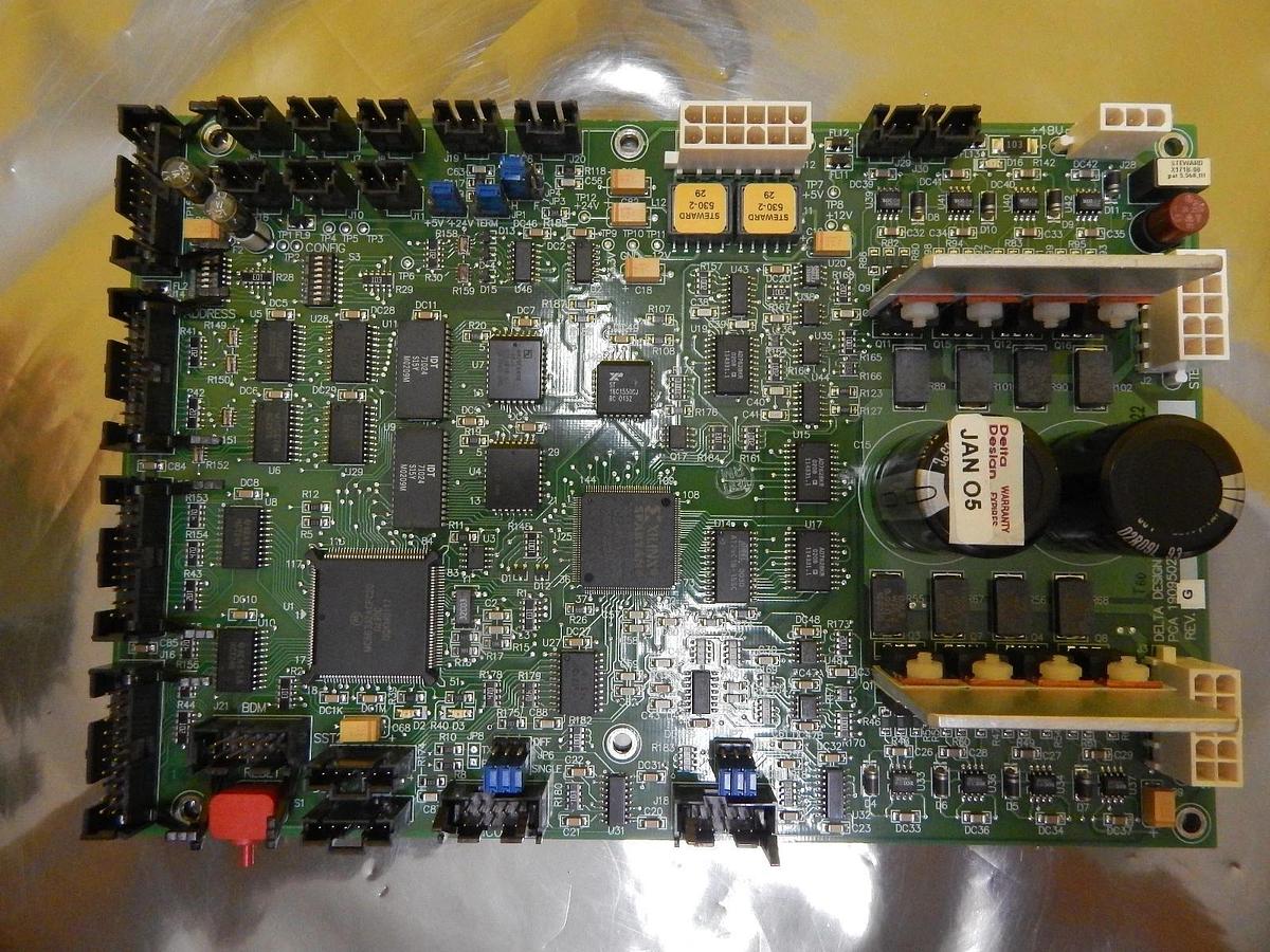 Used Delta Design 1909502-501 Dual Stepper Controller Board PCB Servo Drive Working