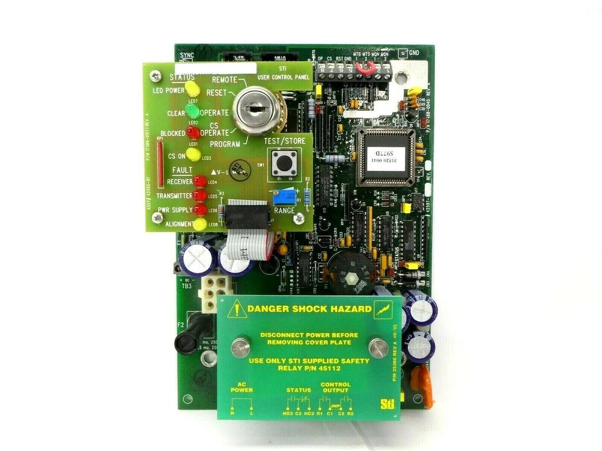 Used Sti 17488-0040 PCB Assembly OPTOB/MINIB/MS4400/OF4100 42597-0310 No Keys Working