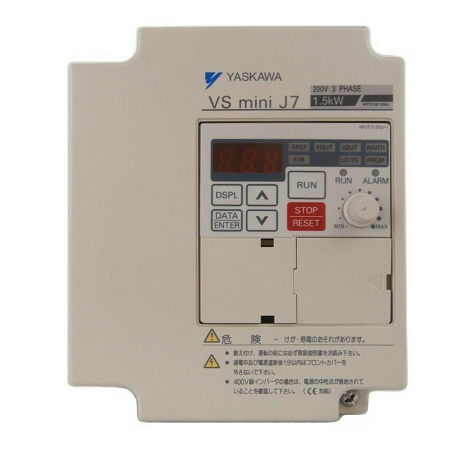 Used Yaskawa Electric CIMR-J7AA21P5 J7 Series Inverter VS mini V7 Working Spare