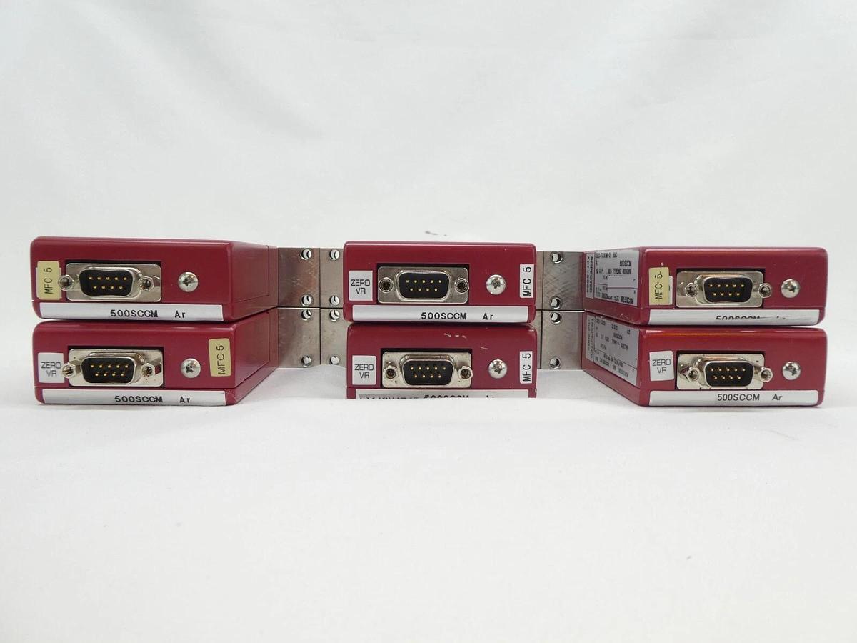 Used STEC SEC-7330M Mass Flow Controller MFC 500 SCCM Ar Reseller Lot of 6 Working