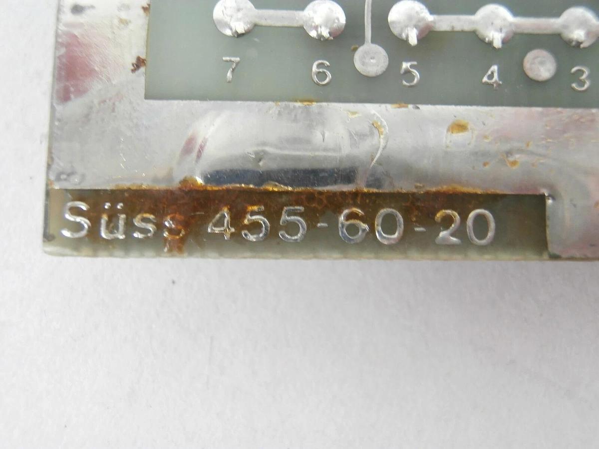 Used Karl Suss 455-60-20 PCB Card 559.20dA MJB 55 Wafer Mask Aligner Working Surplus