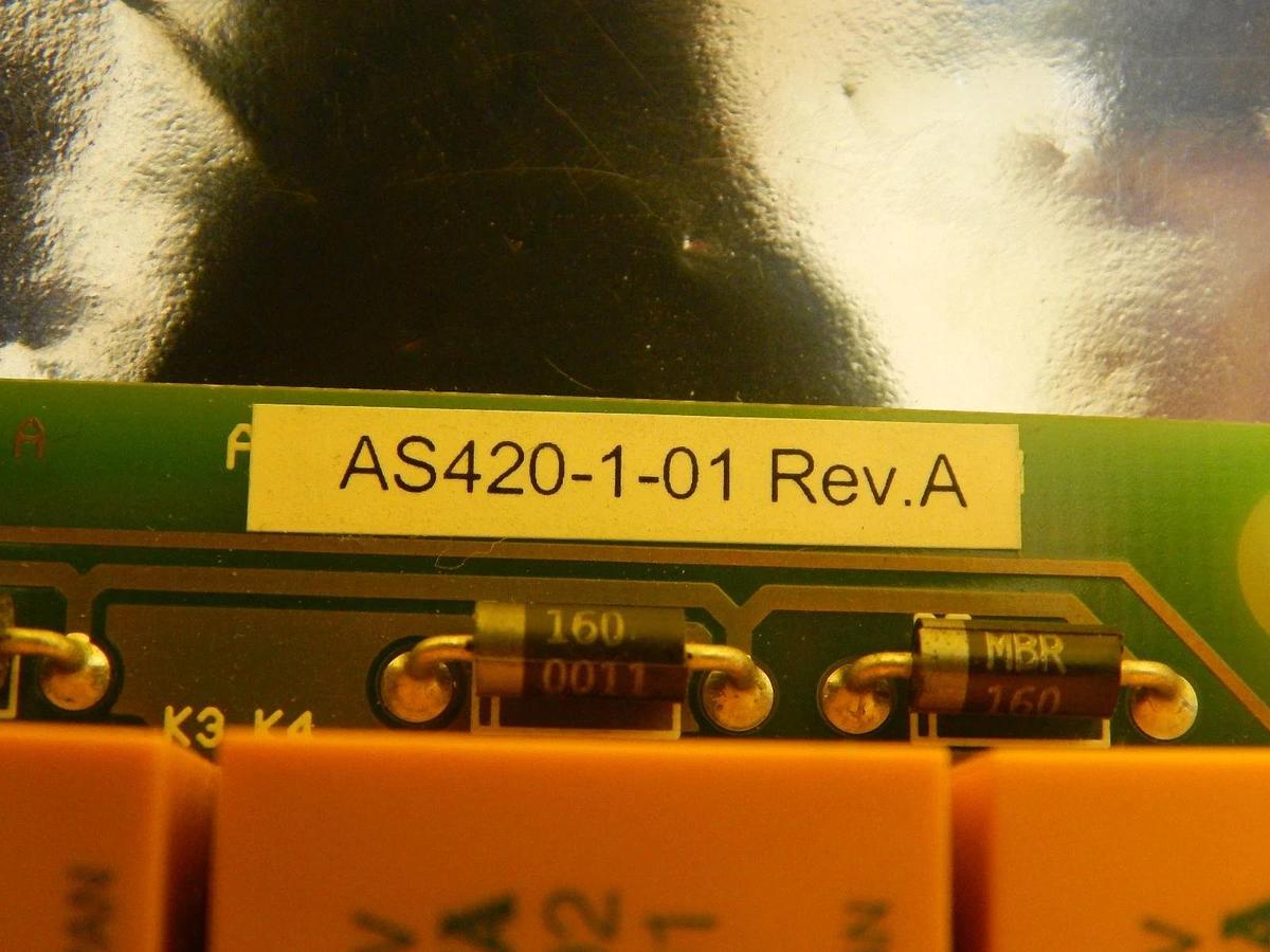 Used Alphasem AG AS420-1-01 Relay Board PCB AS420-1 Used Working