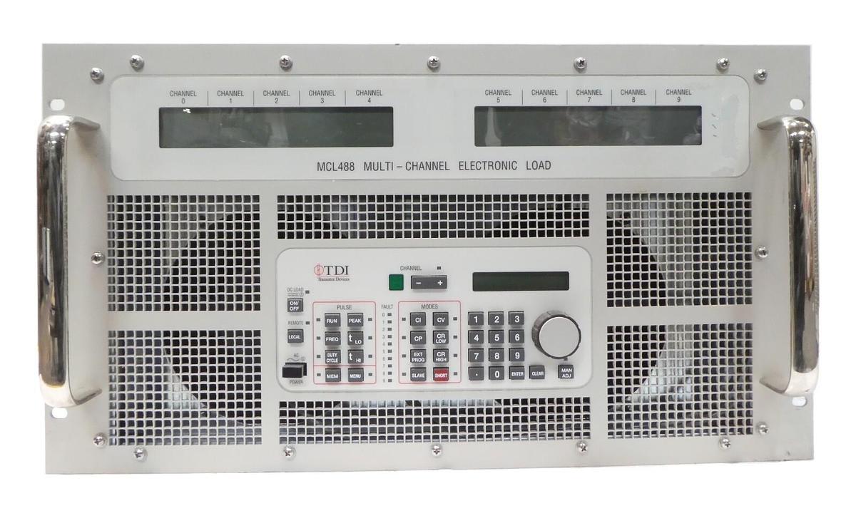 Used Transistor Devices MCL488 DC Multi Channel Electronic Load Mainframe As-Is