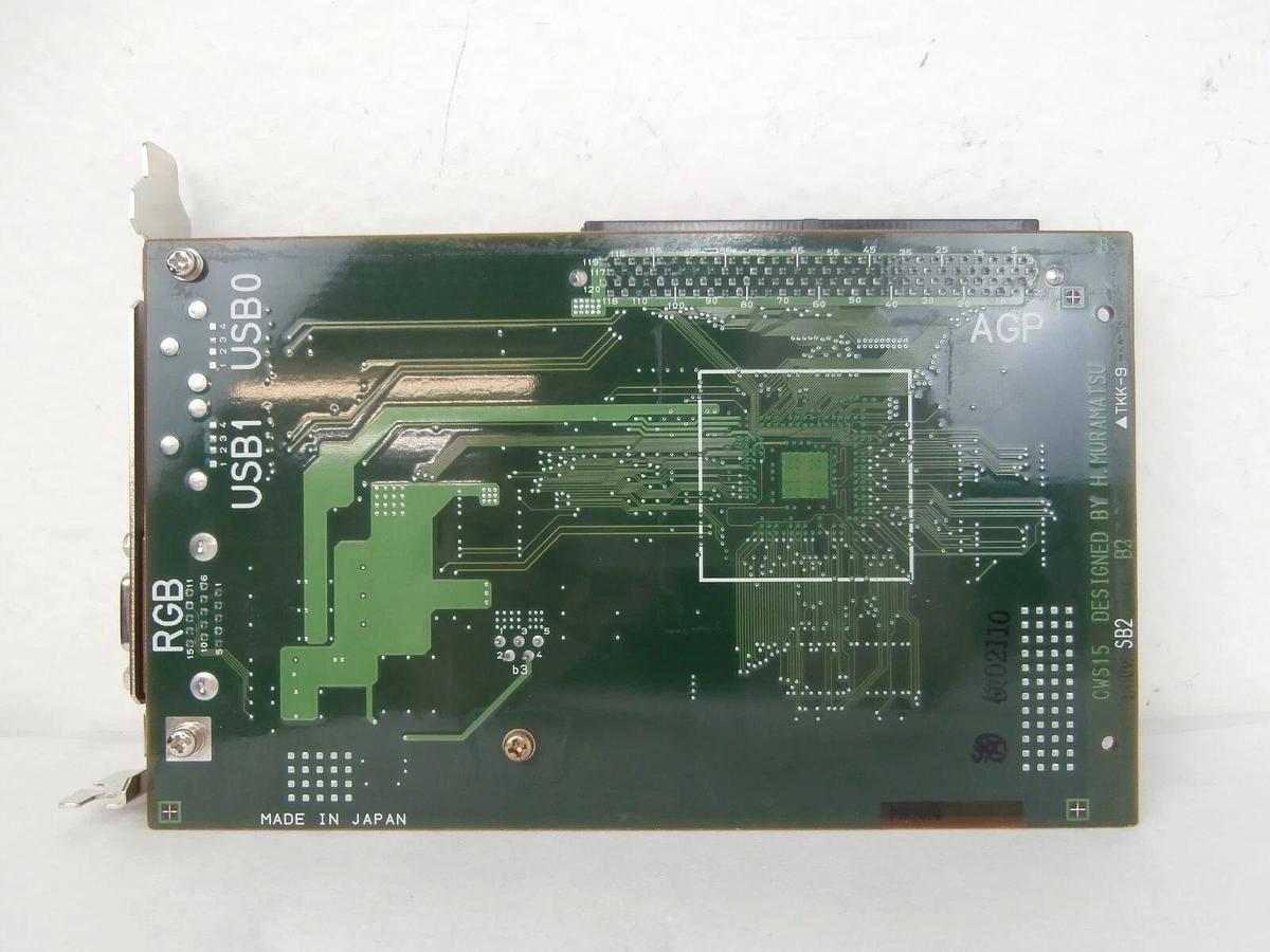 Used Hitachi CWS150/A AGP Video Graphics PCB Card CWS15 I-900SRT Working Surplus