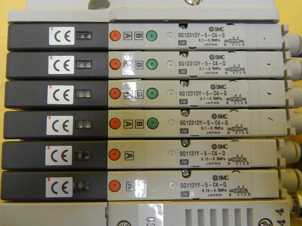 Used TEL Tokyo Electron CSV3 6-Port Manifold SMC SQ1231DY-5-C4-Q PR300Z Used Working
