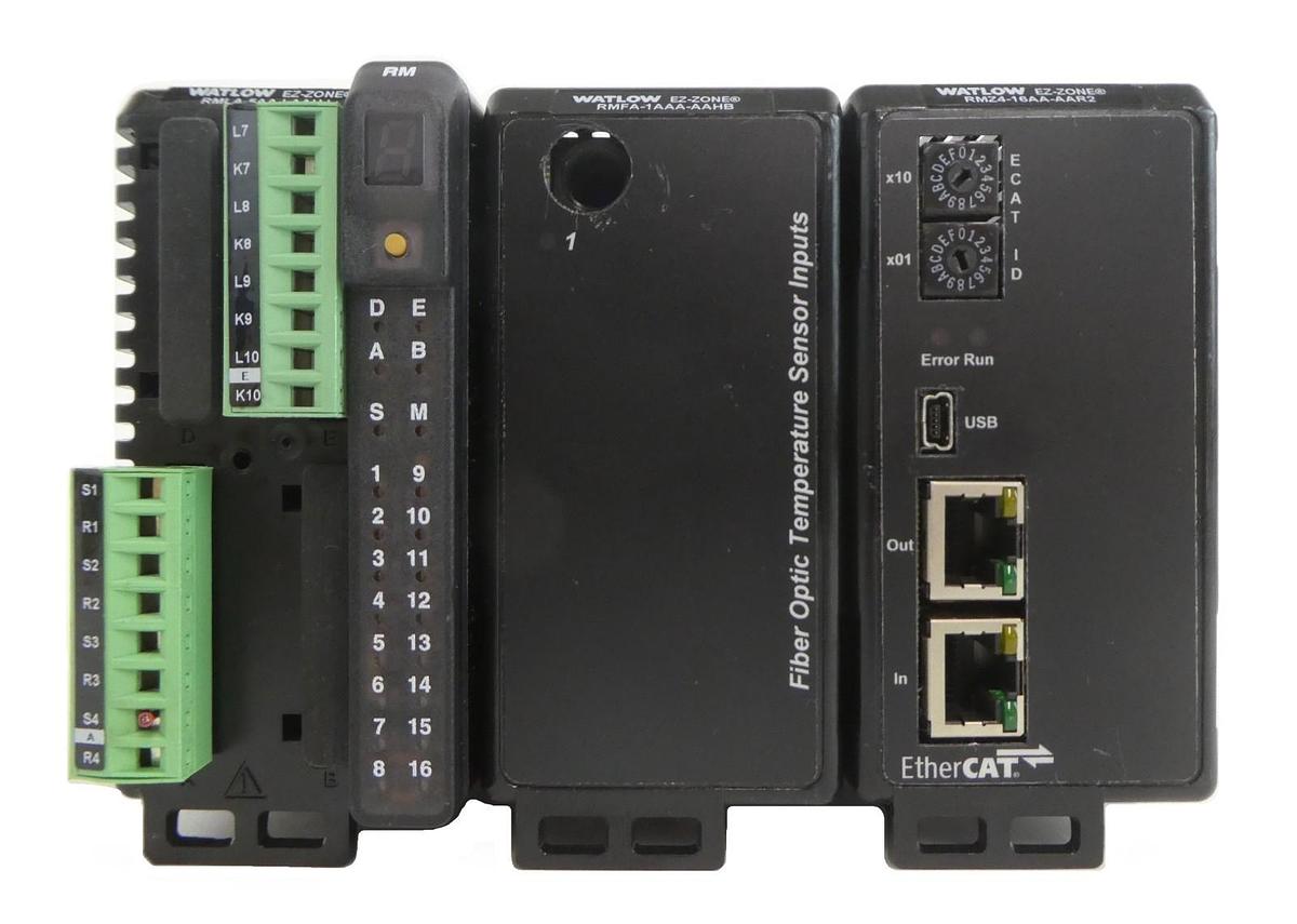 Used Watlow EZ-ZONE Temperature Controller RMLA-5AAJ-AAHJ RMFA-1AAA-AAHB RMZ4-16AA