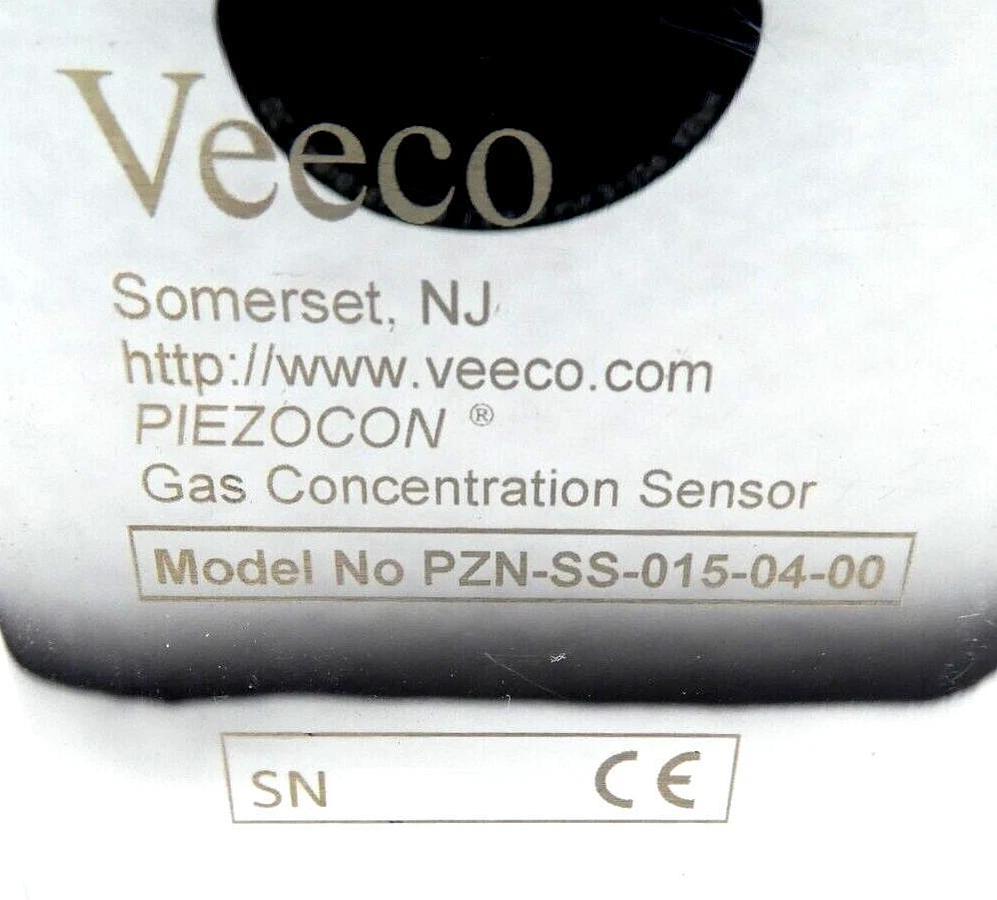 Used Veeco PZN-SS-015-04-00 Gas Concentration Sensor PIEZOCON Working Surplus