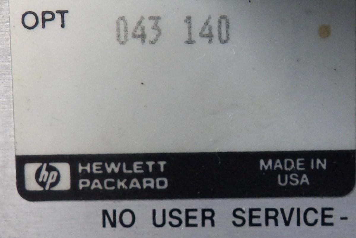 Used HP Hewlett-Packard 8593E Spectrum Analyzer 9kHz-22GHz 043 140 Spare Surplus