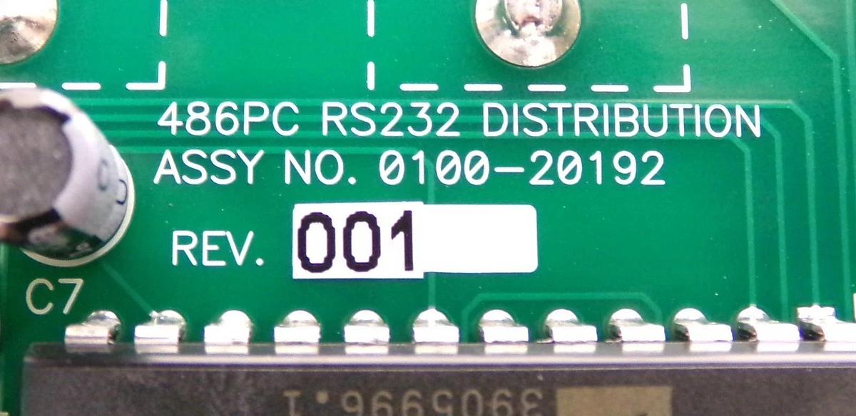 AMAT Applied Materials 0100-20192 486PC RS232 Distribution PCB New Surplus