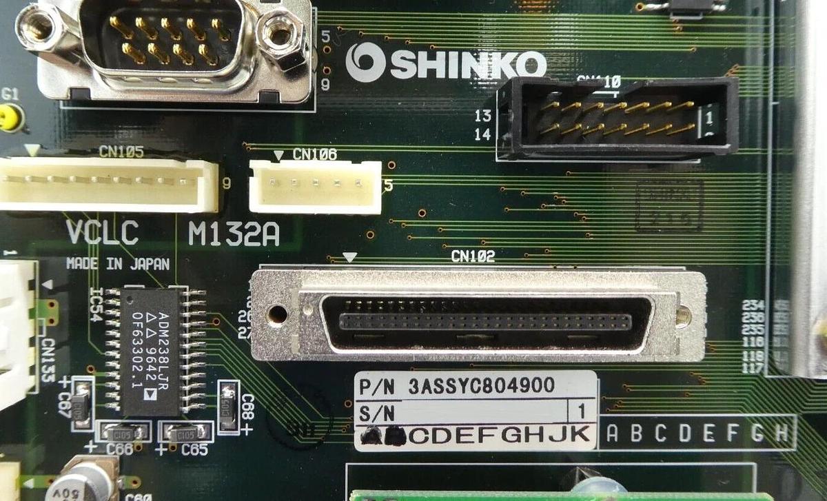 Used Shinko Electric 3ASSYC804900 PCB VCLC M132A 3FE113C004500 Spare Surplus