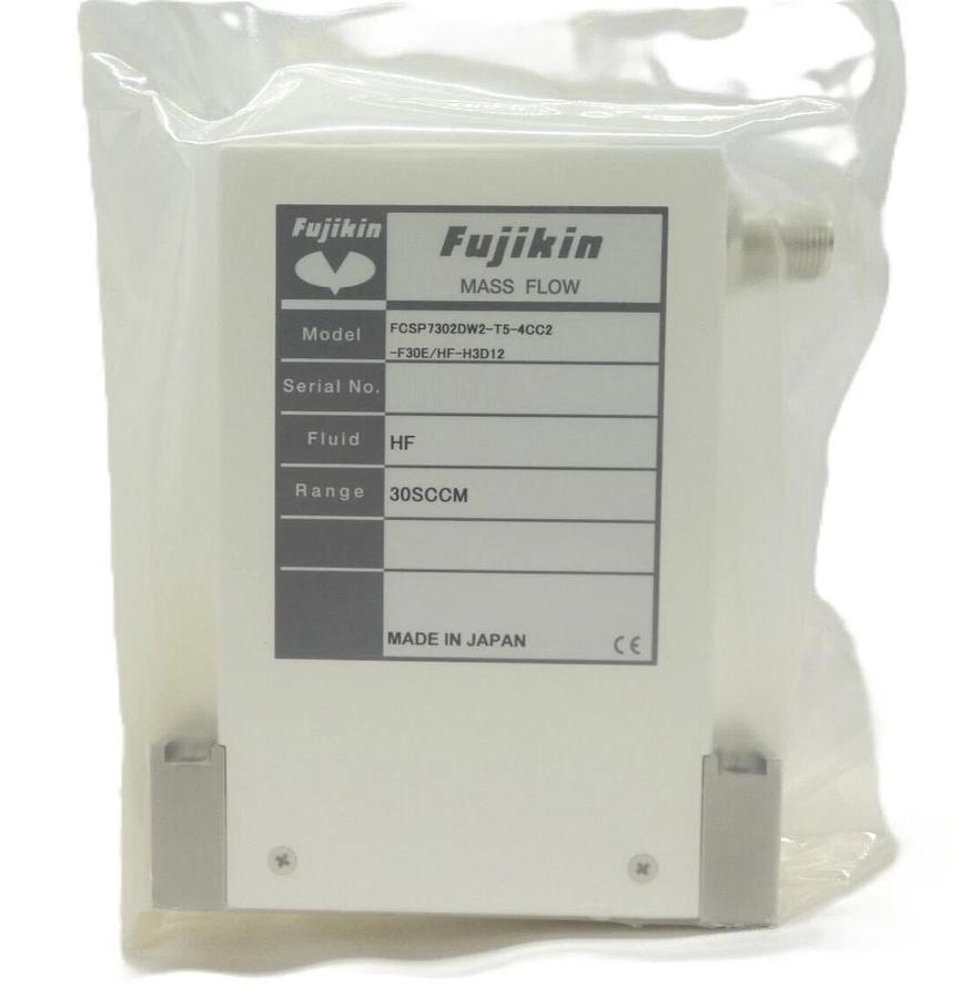 Fujikin FCSP7302DW2-T5-4CC2-F30E/HF-H3D12 Mass Flow Controller MFC New Surplus