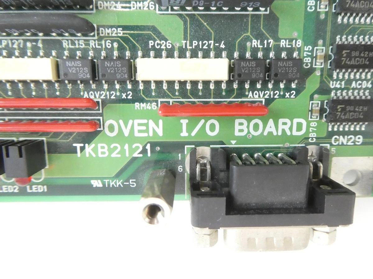 Used TEL Tokyo Electron HTE-OVN-A-11 Oven I/O Board PCB TKB2121 Working Surplus