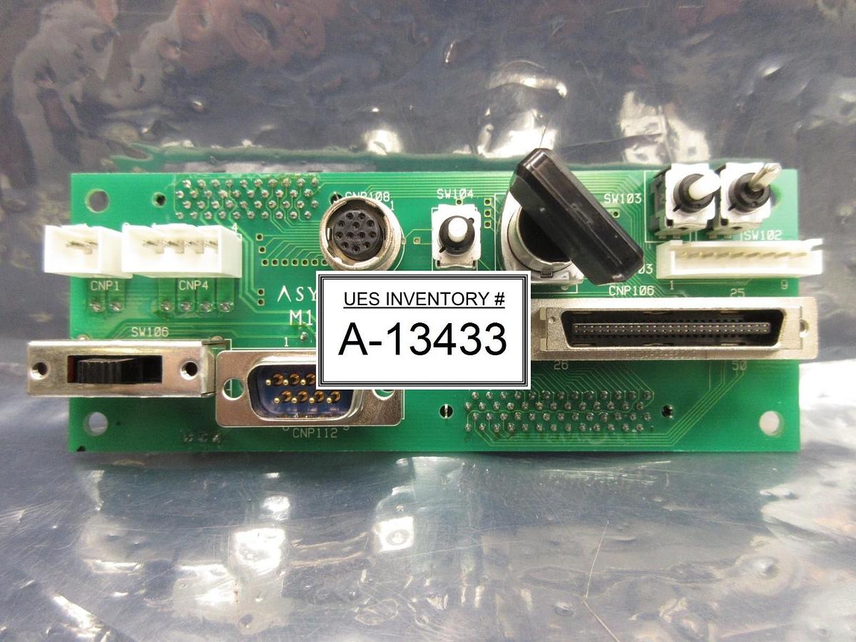 Used Asyst Shinko HASSYC810300 Operator Interface PCB with Key M197 2/2 Used Working