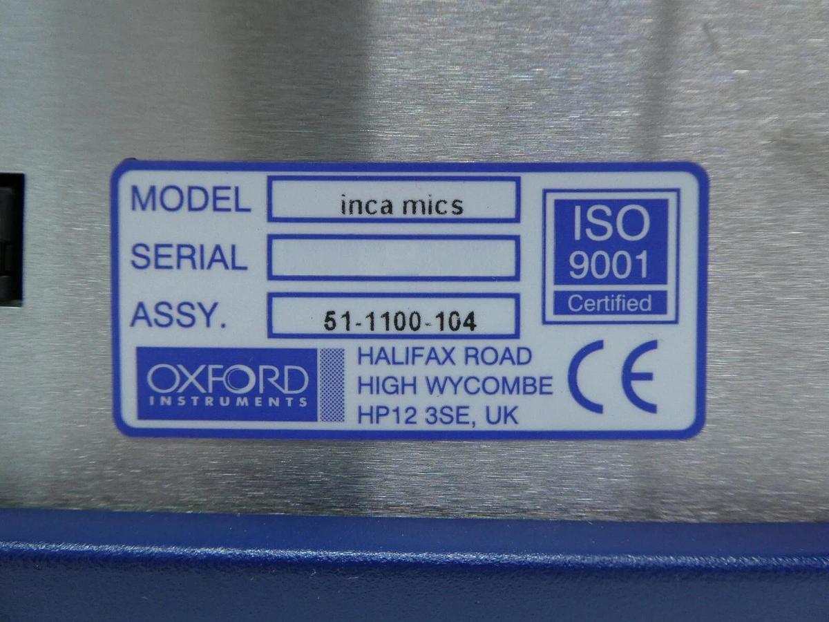 Used Oxford Instruments 51-1100-104 Inca MICS Controller Working Spare