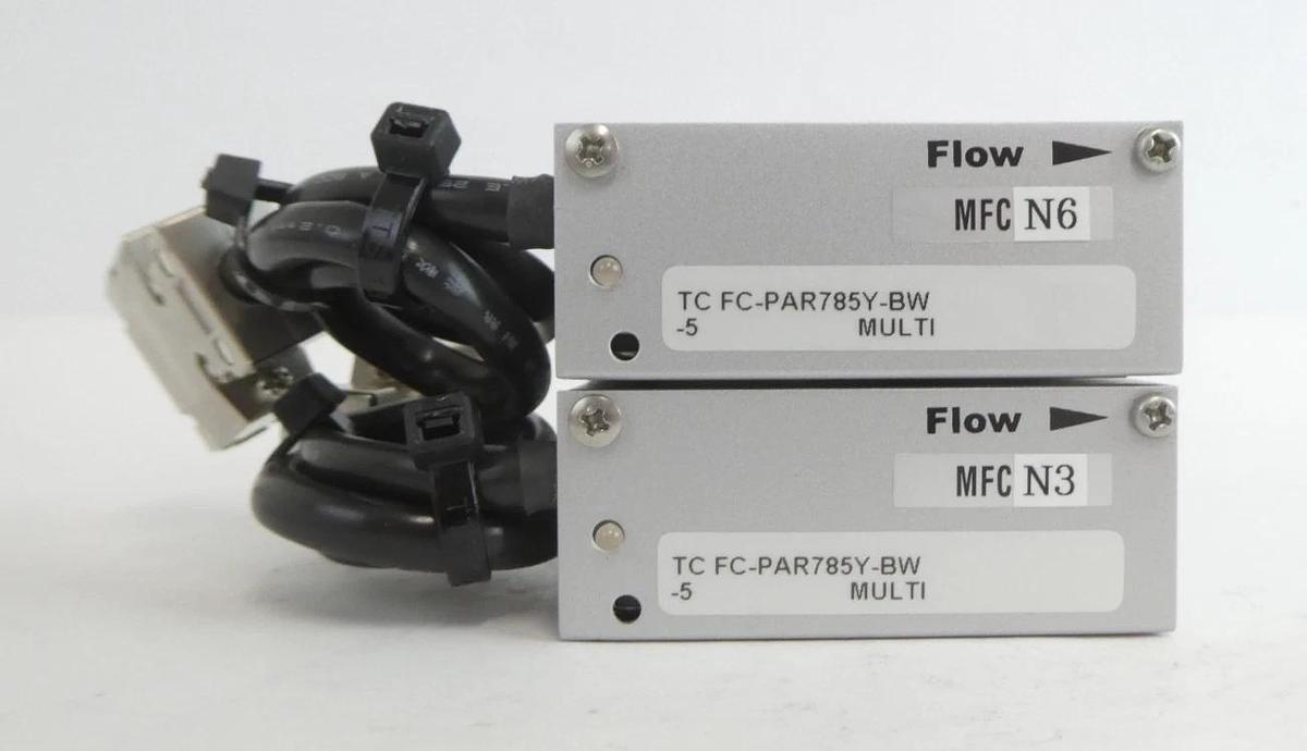 Used Aera TC FC-PAR785Y-BW-5 MFC Mass Flow Controller 2 SLM N2 Lot of 6 Working