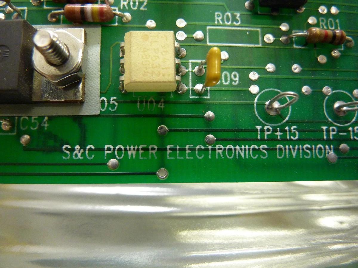 Used S&C Electric 005-111-4 Fiber Optic Board PCB 004-111 Module #8 Used Working