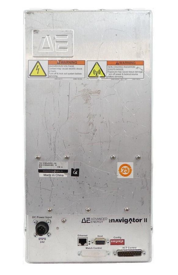 Used AE Advanced Energy 3155340-003 RF Match AMAT 0190-43232 Untested Surplus