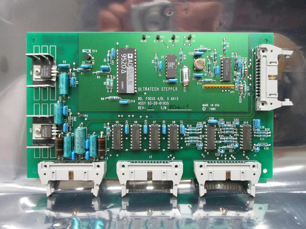 Used Ultratech Stepper 03-20-01955 5 Axis Focus A/D Board PCB 4700 Titan Used Working