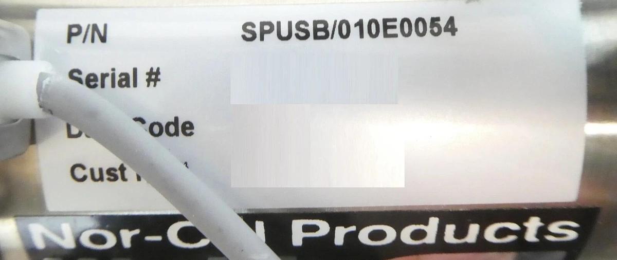Refurbished Nor-Cal Products 020421-1 Throttling Pendulum Valve SPUSD/1010E0054 Refurbished