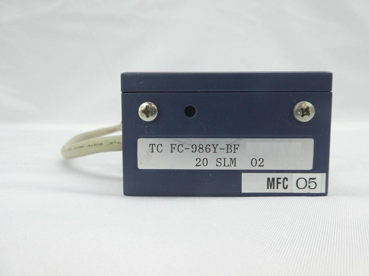 Used Aera TC FC-986Y-BF Mass Flow Controller MFC FC-986 10 SLM O2 Working Surplus