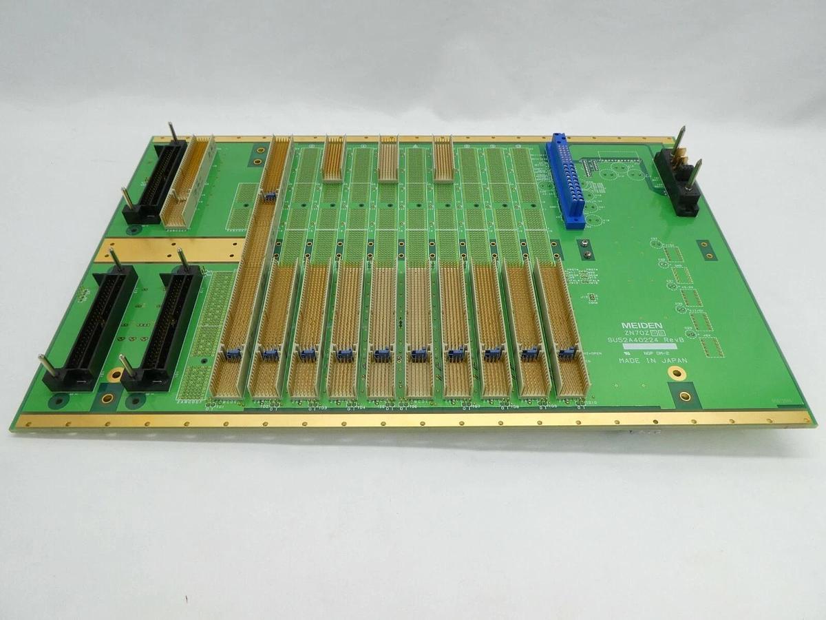 Used Meiden ZN70Z02 VME Backplane CompactPCI PCB 660-CPCI10WMD2 TEL Lithius Working