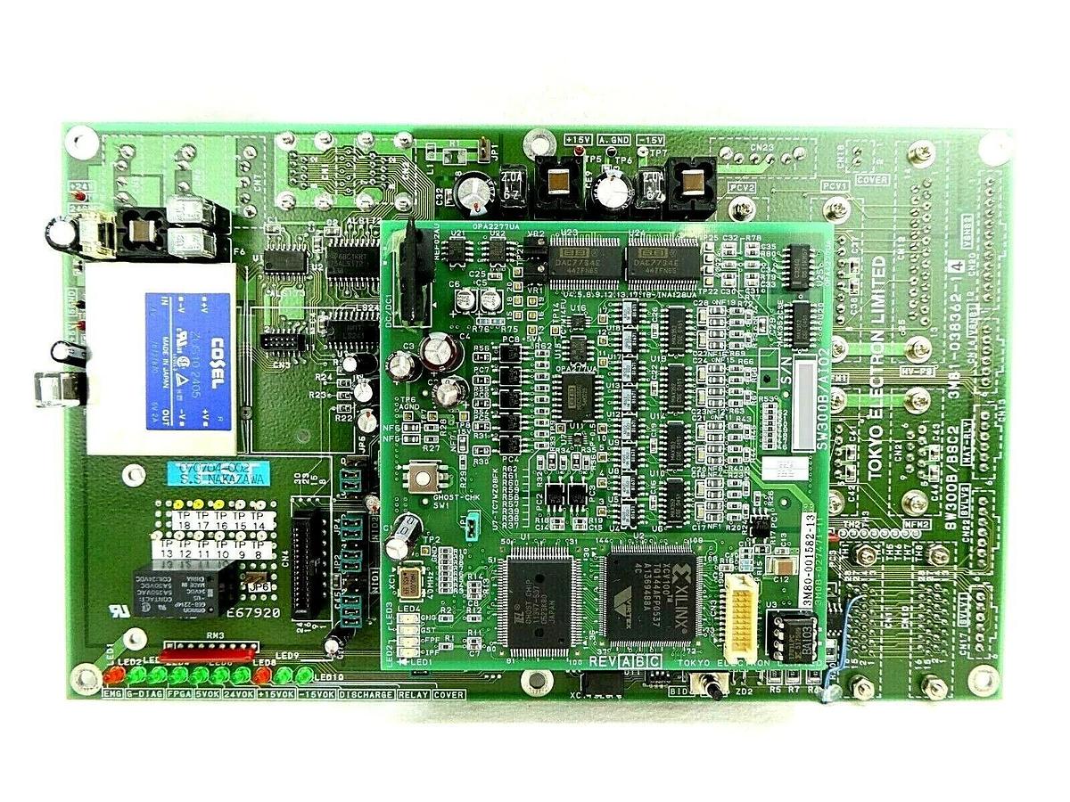 Used TEL Tokyo Electron 3M81-038362-14 Board PCB 3M80-001582-13 Trias System Working