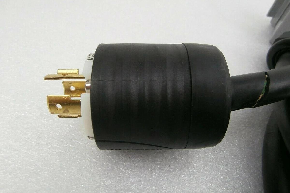 Used Edwards E21909516 iQDP Power Plug with 8.5 Foot Cable 2.5M iQDP40 iQDP80 Working