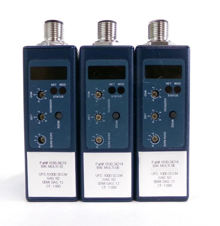 Used Aera PI-98 Mass Flow Controller MFC Reseller Lot of 6 Working Surplus
