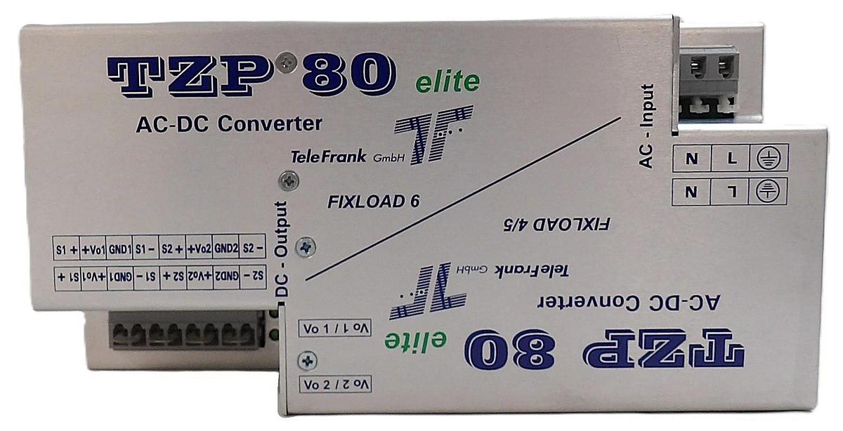 TeleFrank TZP80-2405 Elite AC-DC Converter TZP 80 Brooks 300mm Fixload New