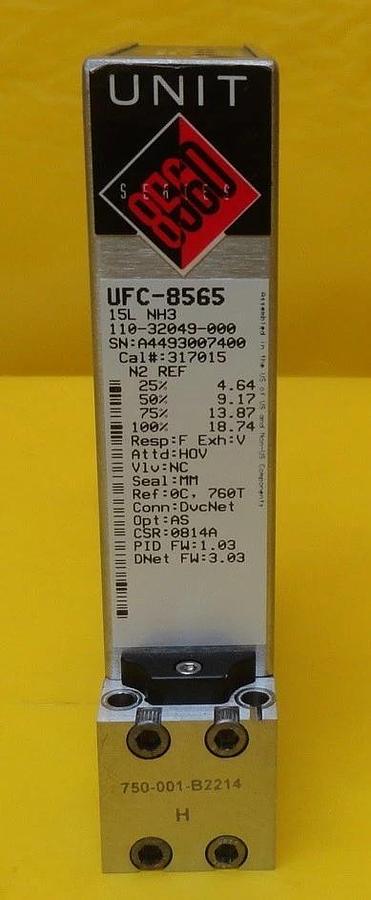 Used Unit Instruments UFC-8565 Mass Flow Controller MFC 15L NH3 8560 Used Working