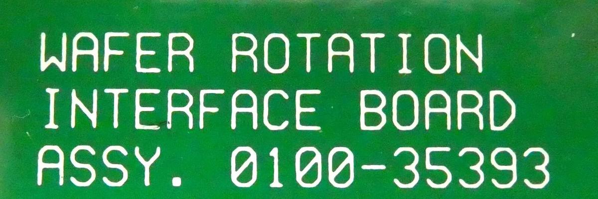 Used AMAT Applied Materials 0100-35393 Wafer Rotation Interface PCB Working Spare