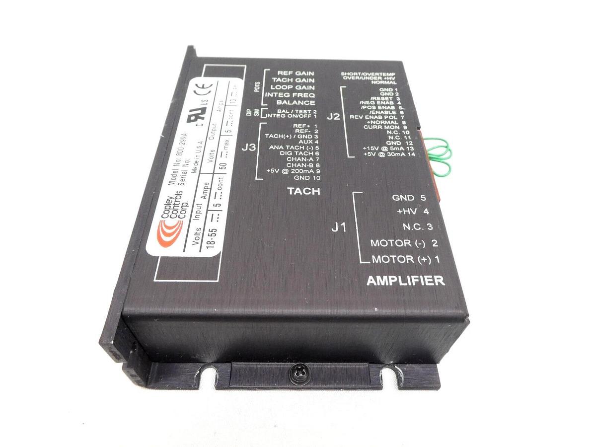 Used Copley Controls 800-299A Servo Motor Drive Amplifier Working Surplus