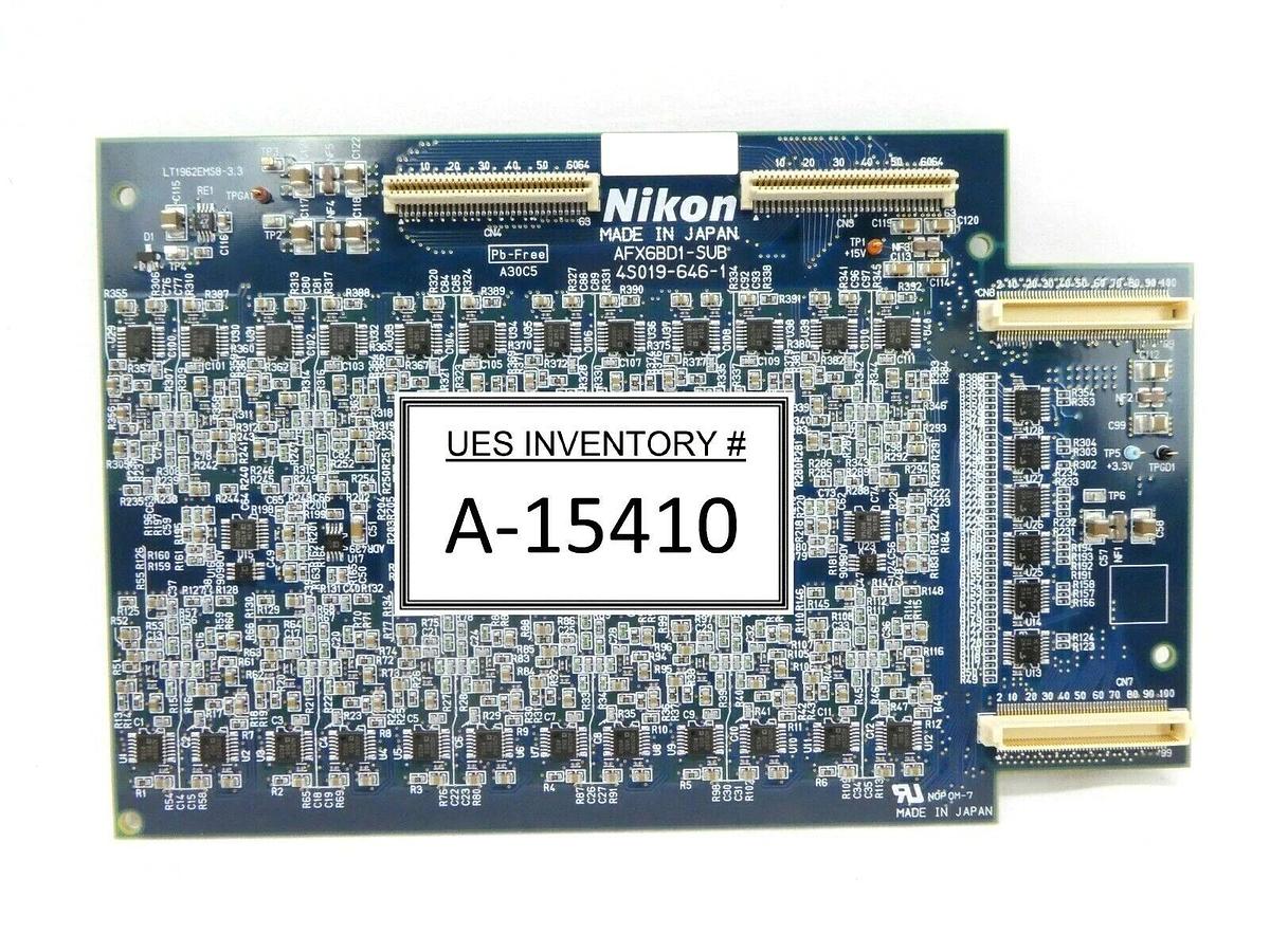 Used Nikon 4S019-646-1 AFX6BD1-SUB PCB NSR-S620D Immersion Scanner Working Spare