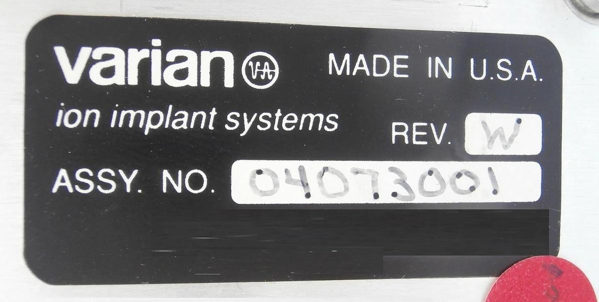 Used Varian 04073001 Accel/Decel Power Supply MDL-2/10 Rev. W Working Surplus
