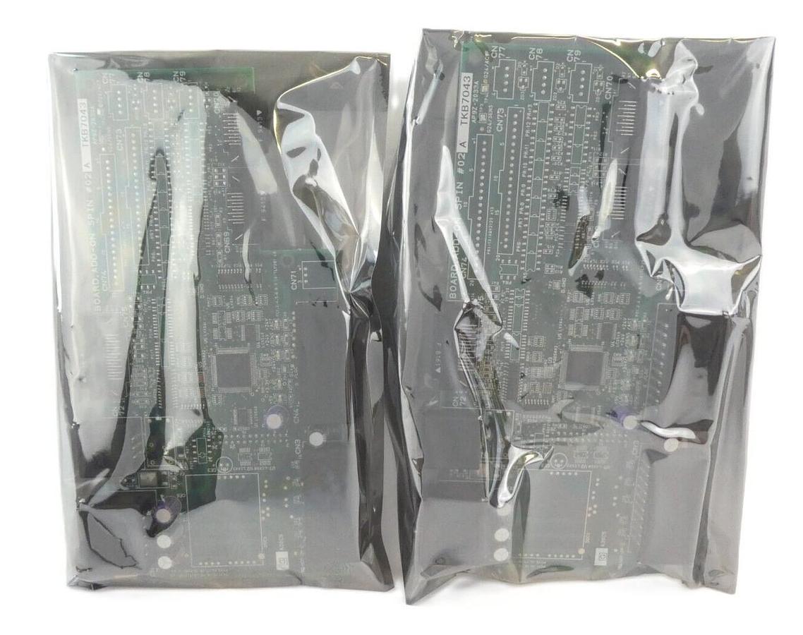TEL Tokyo Electron 5044-000172-11 Add-On Spin #2 PCB AP9Z-2033A TKB7043 Lot of 2
