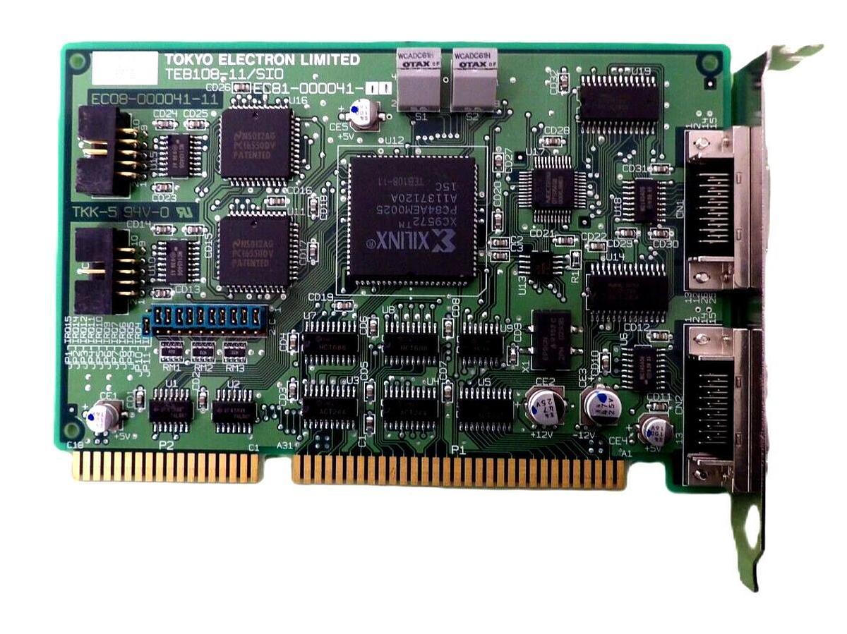 Used TEL Tokyo Electron EC81-000041-11 PCB Card TEB108-11/SIO ACT8 Working Surplus