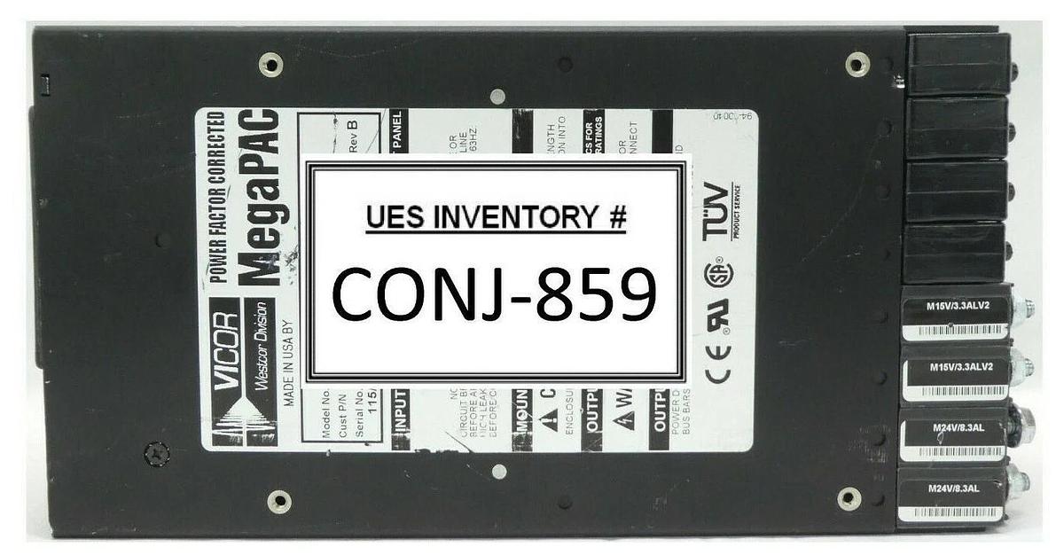 Used Vicor MP4-74523 Power Supply MegaPAC 10-130039-05 C Working Surplus
