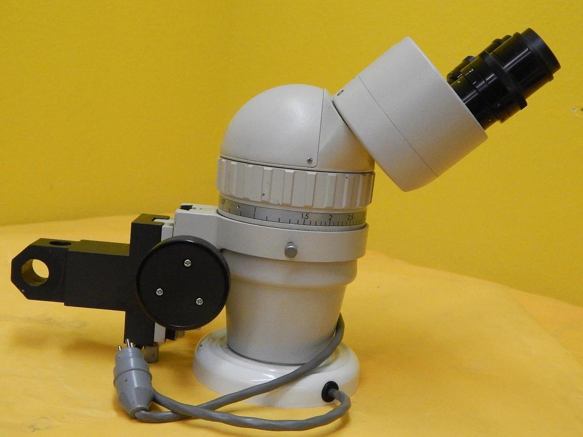 Used Olympus SZ Stereoscopic Zoom Microscope Head 0.7-4X G20X Support Block Used