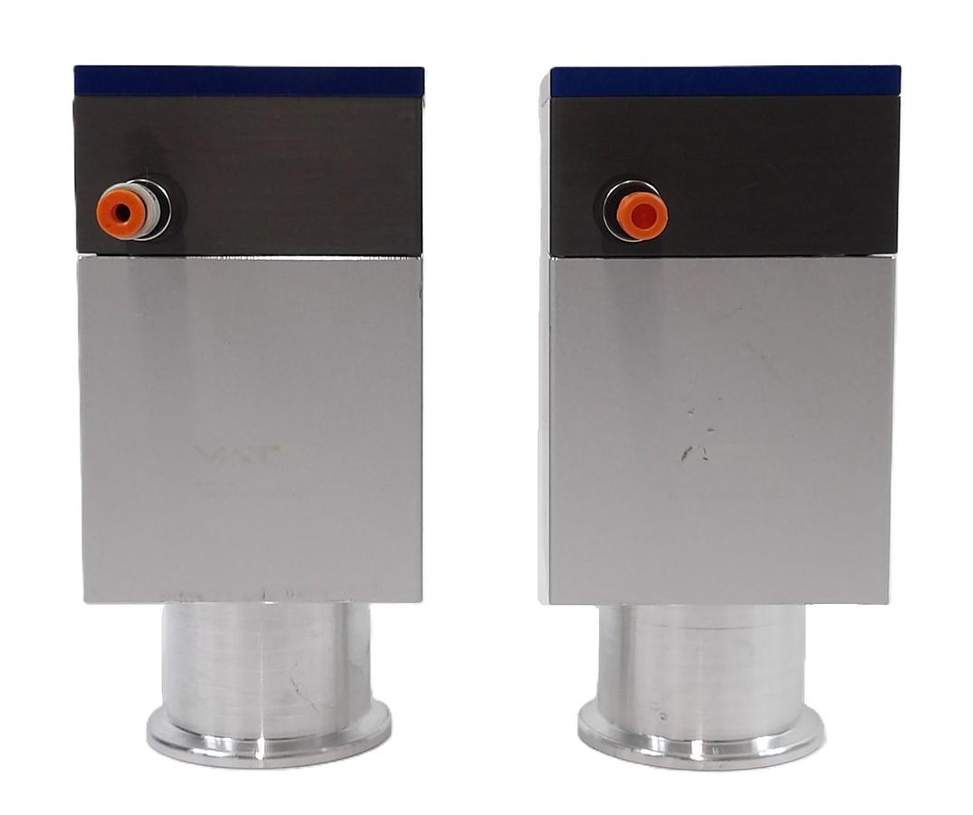 Used VAT 21632-KA11-AAE2 Pneumatic Angle Valve Reseller Lot of 2 Working Surplus